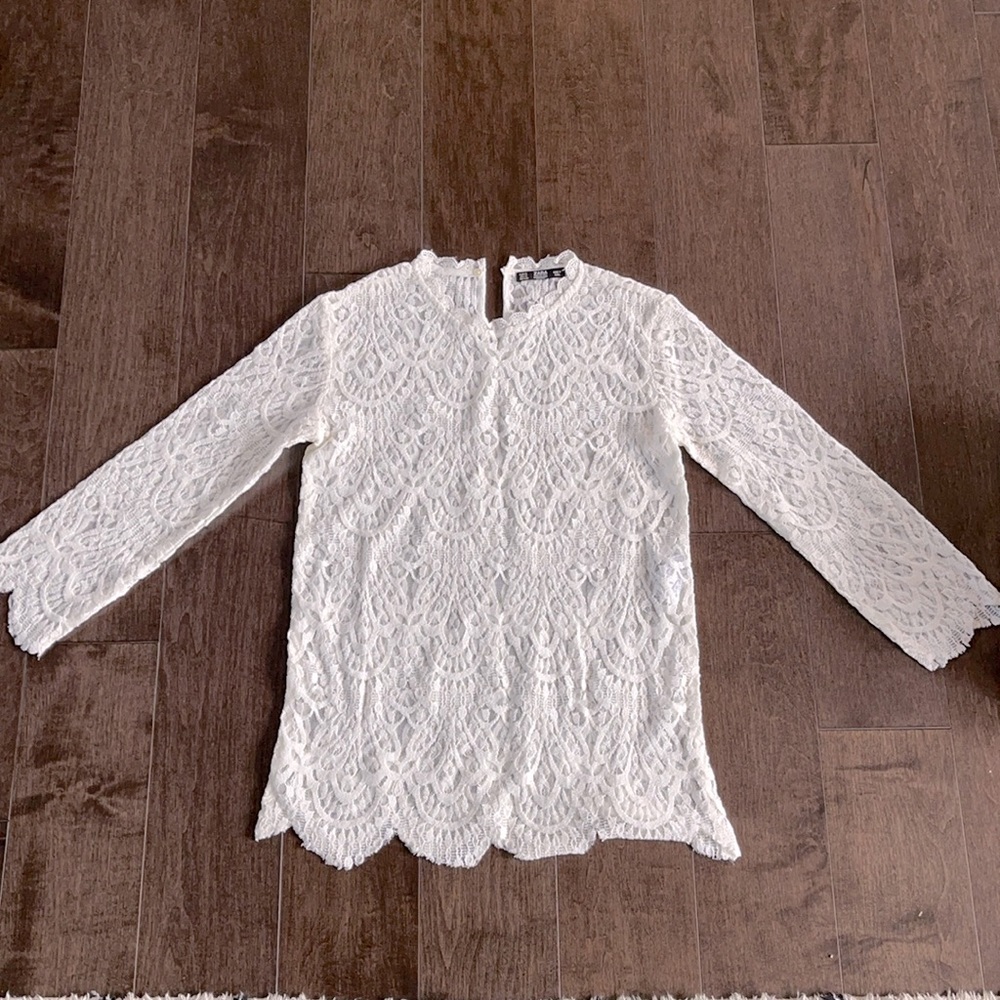 Zara Lace Blouse brand new